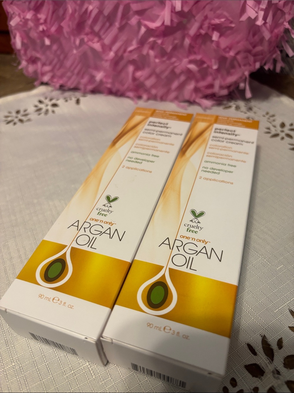 Semi-Permanent Color Cream with Argan Oil — Creamsicle